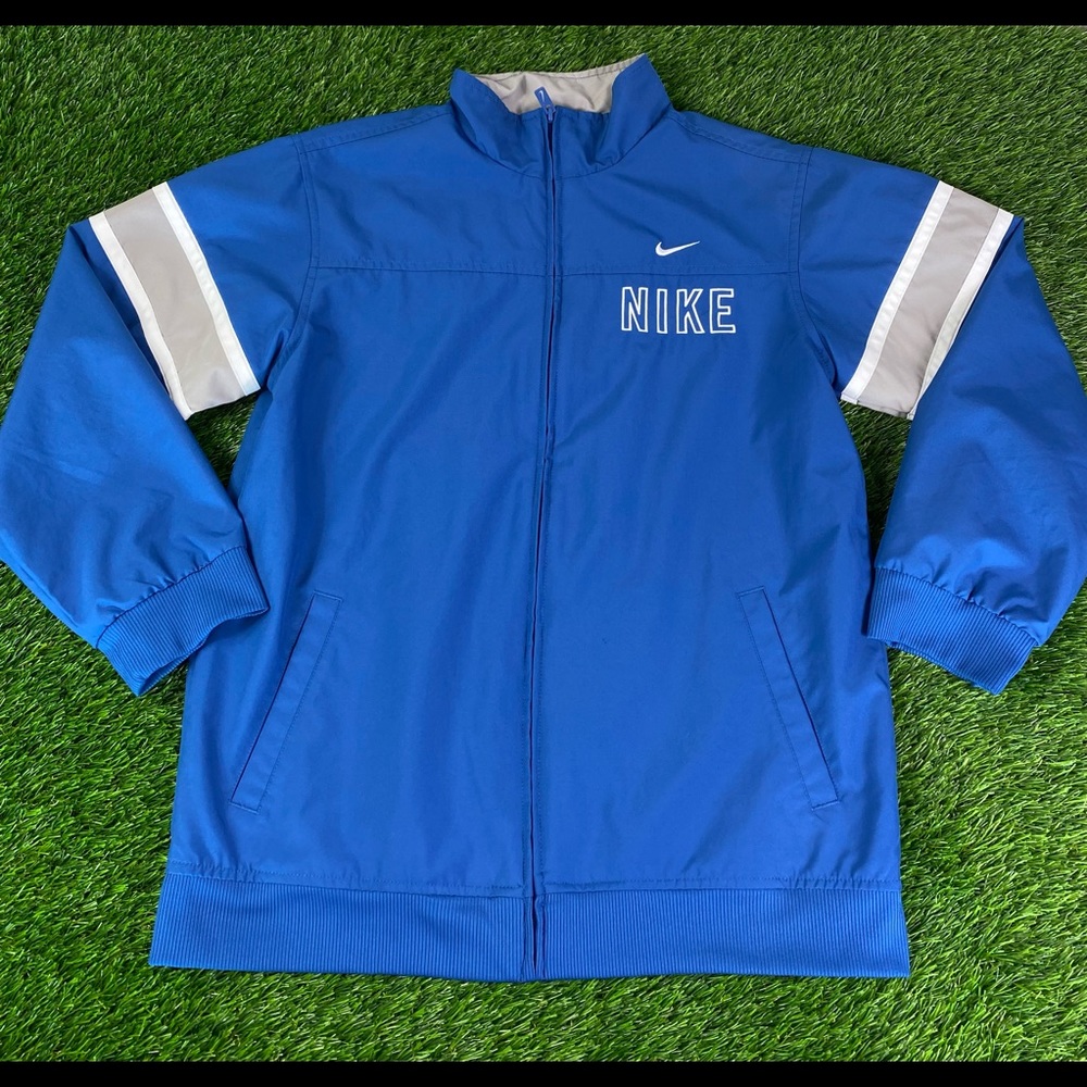 Vintage Nike Youth Full Zip Windbreaker Jacket.